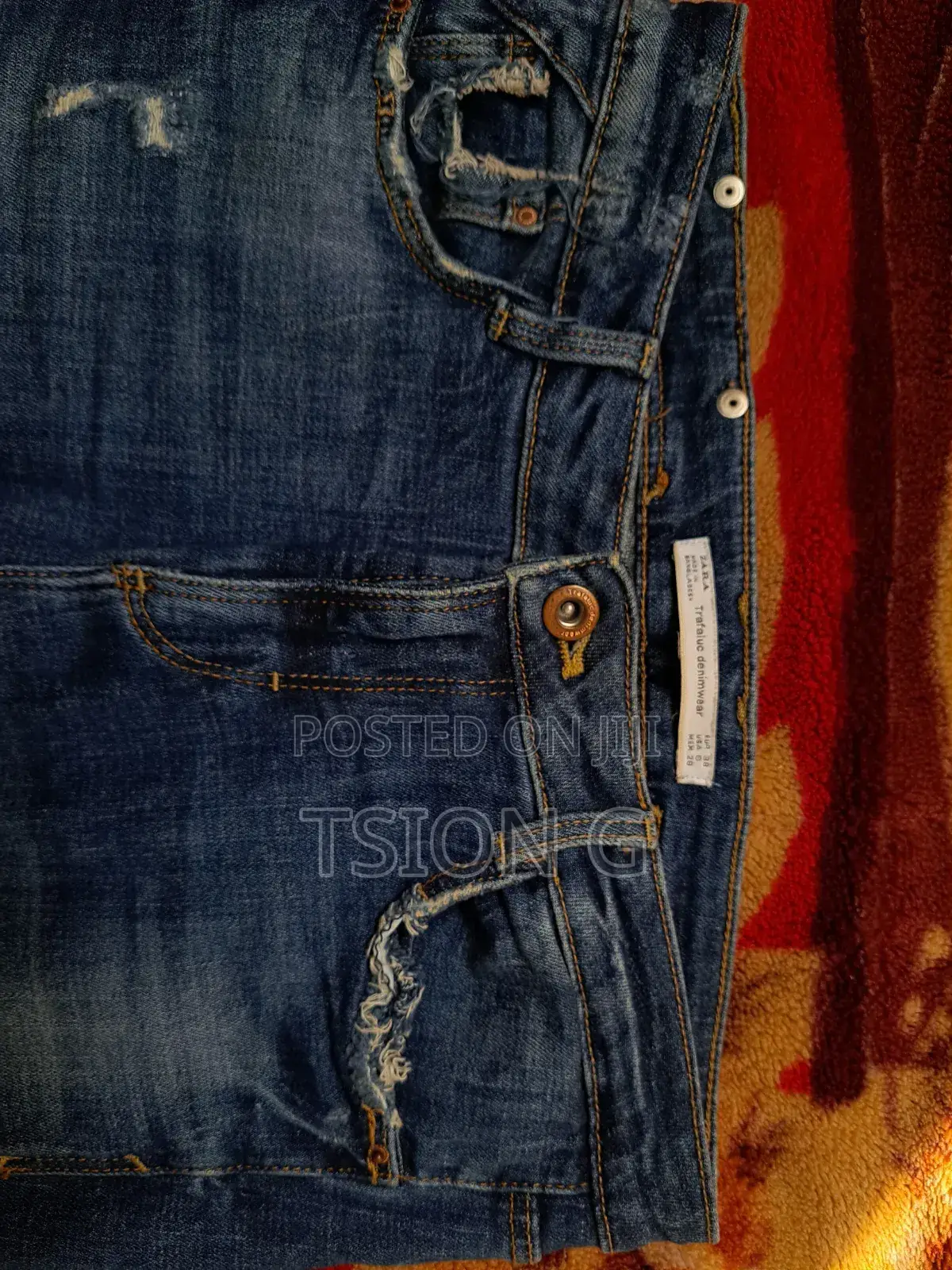 Original Zara Ripped Skinny Jeans – Used