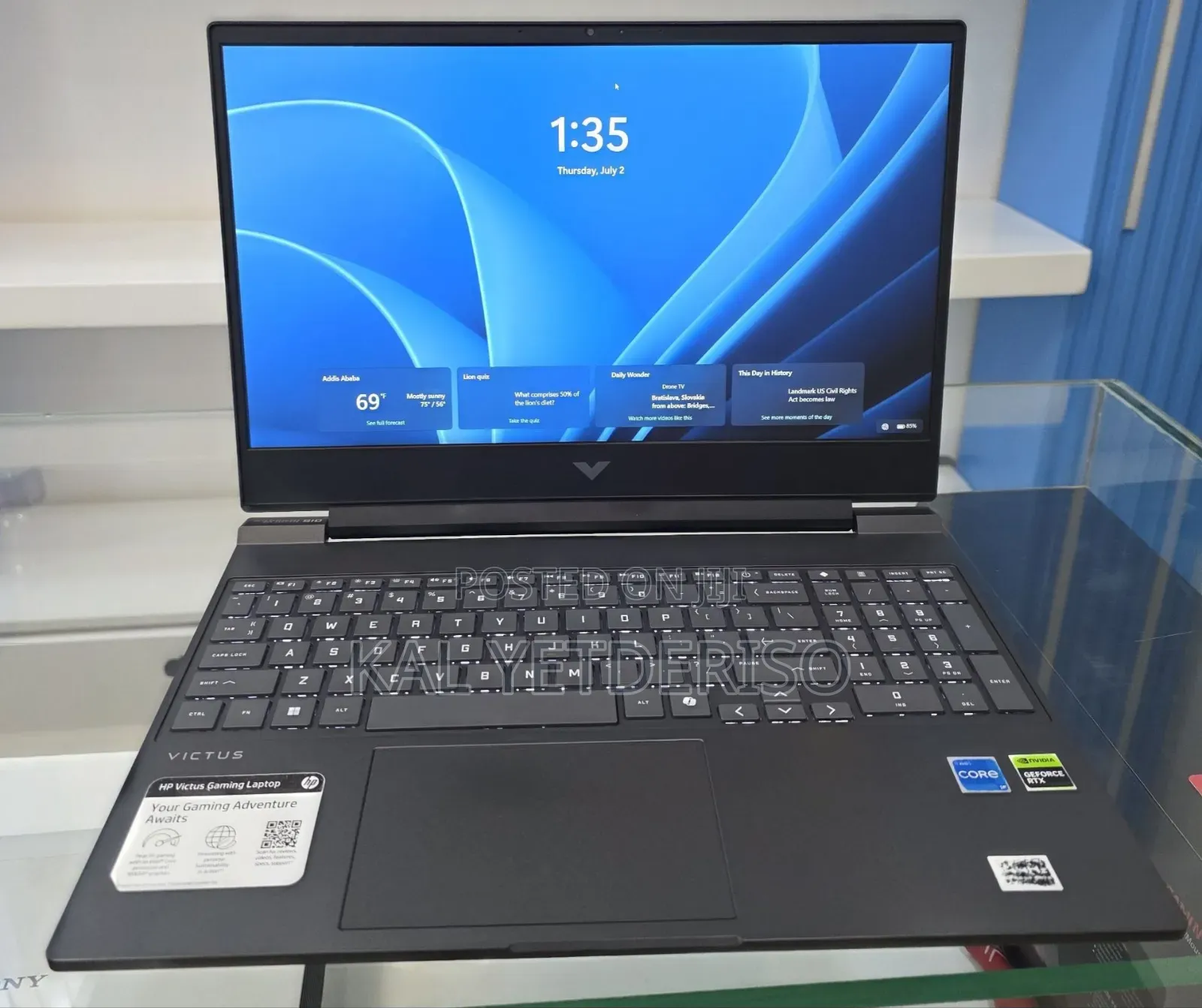New Laptop HP Victus 15 16GB Intel Core i5 SSD 512GB
