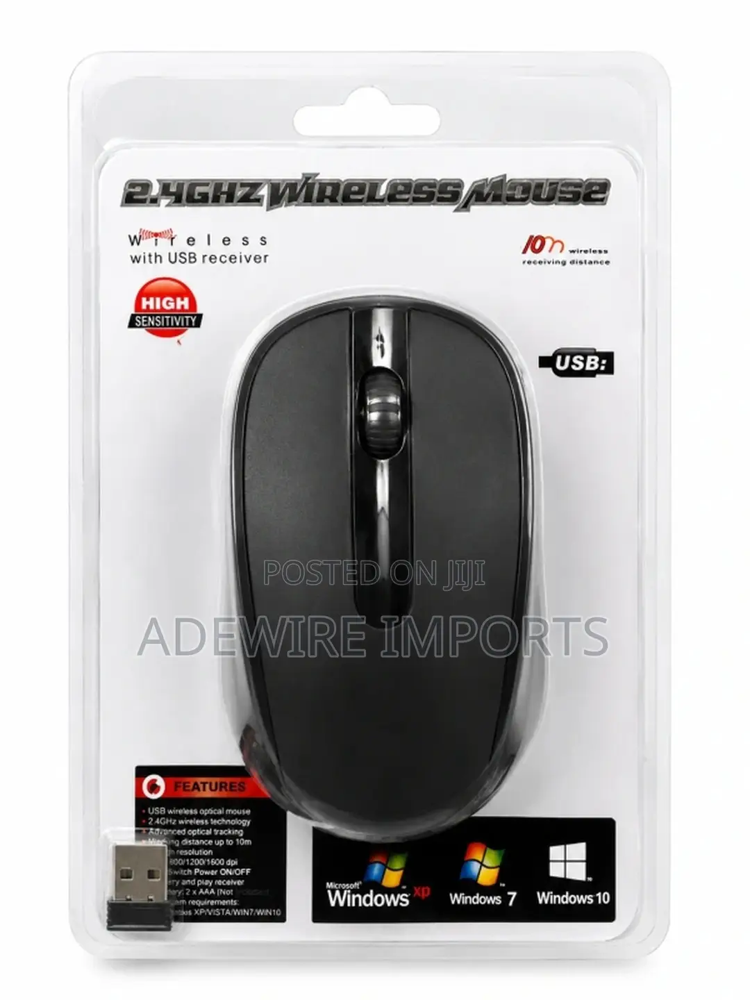 Aa-10 2.4ghz Wireless Mouse With Vat