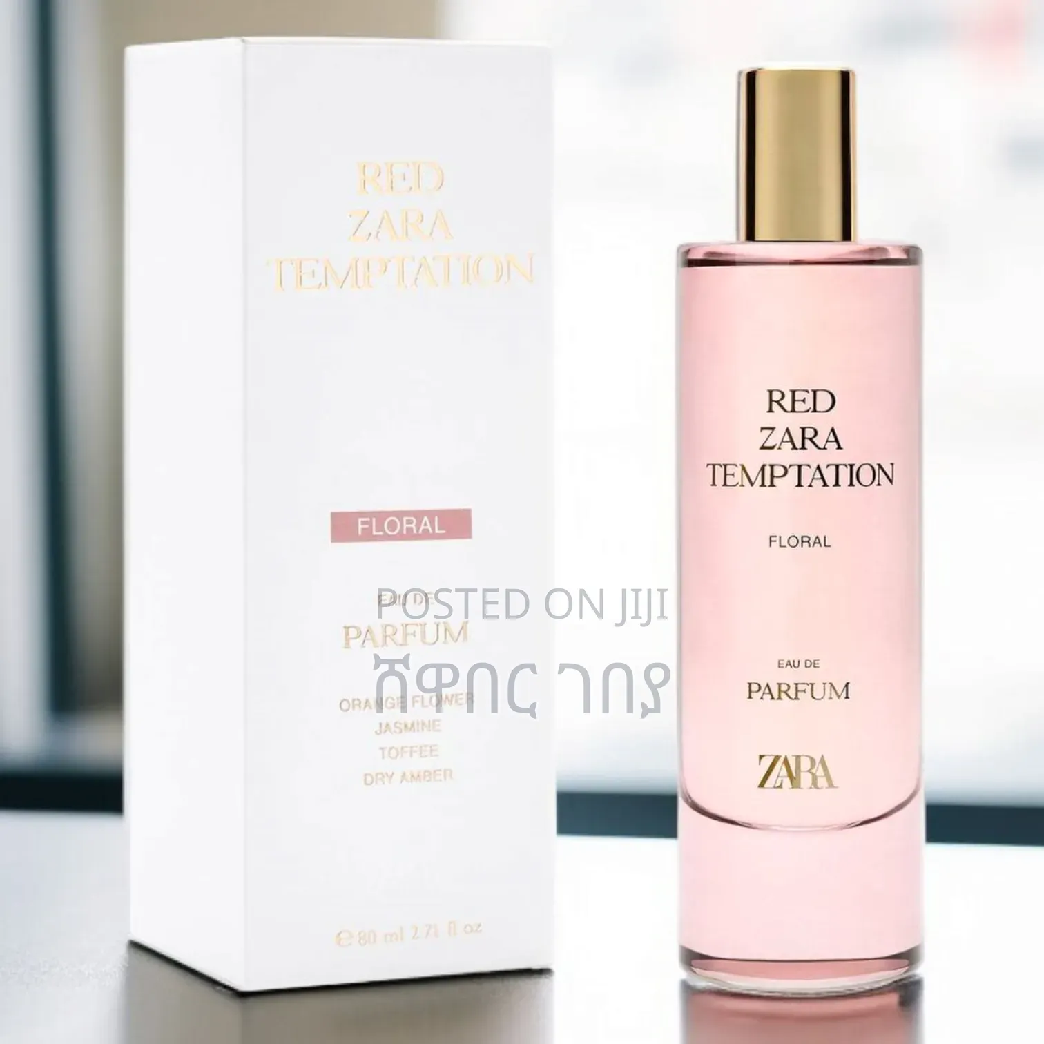 Original Zara Red Temptation Floral Eau De Parfum Women Perfume 80ml