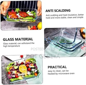 3-piece Tempered Glass Baking Dish Set