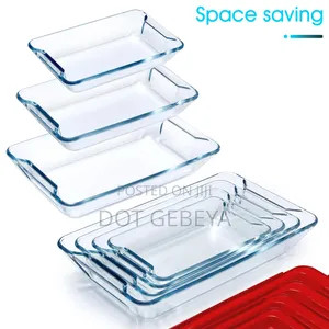3-piece Tempered Glass Baking Dish Set