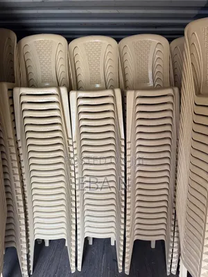 Pyramid Chairs Constructed From Durable White Plastic