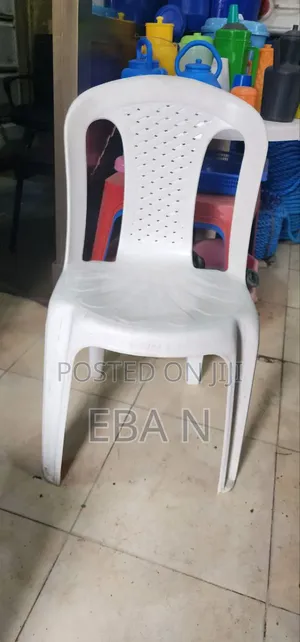 Pyramid Chairs Constructed From Durable White Plastic