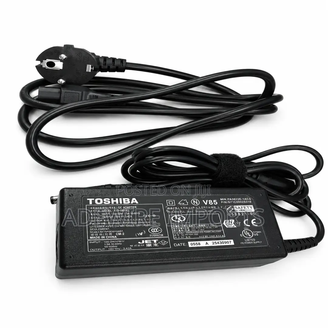 Toshiba 19/3.42 Laptop Charger With Vat