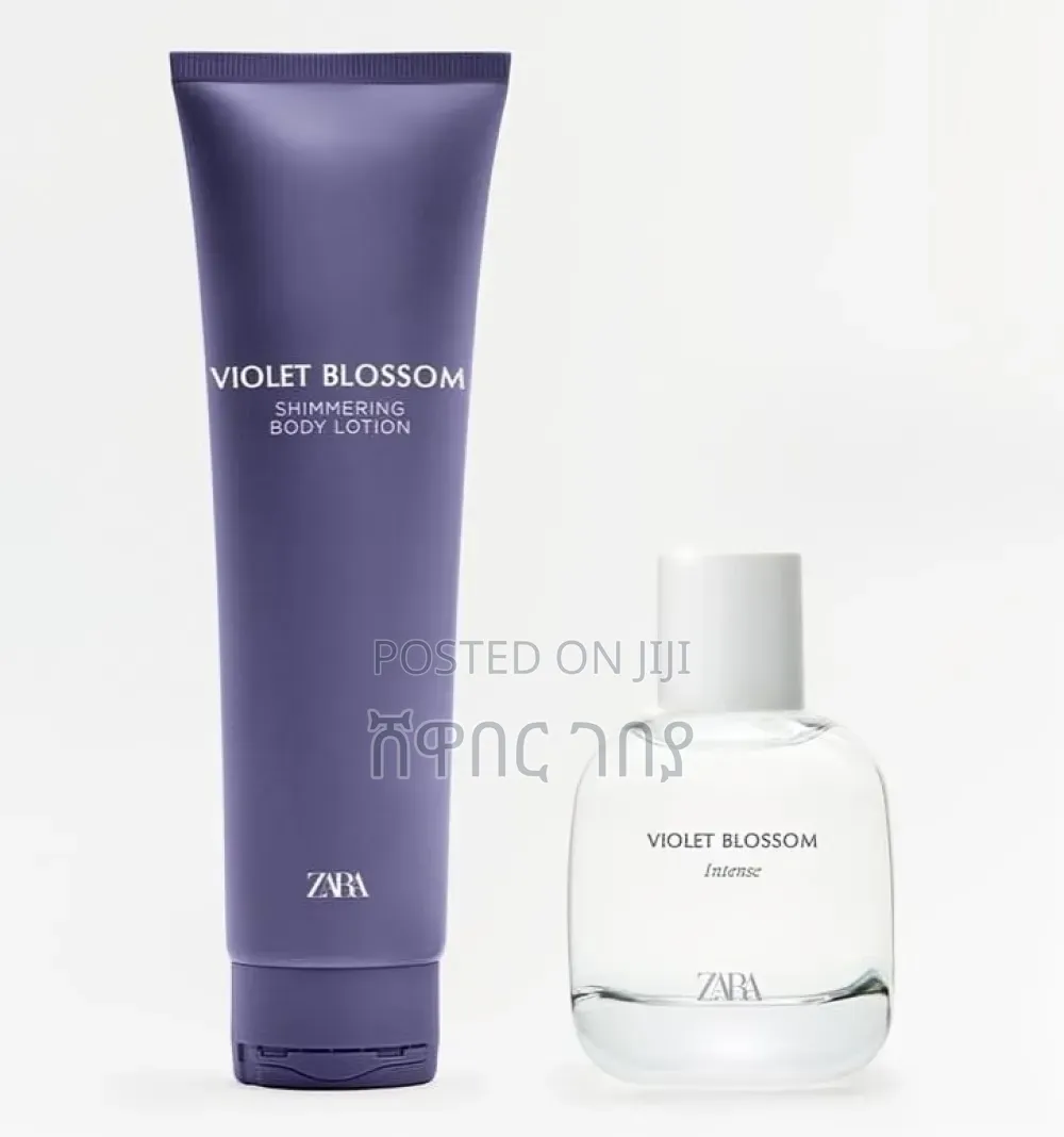 Zara Violet Blossom Intense Gift Set Edp 90ml Body Lotion Sealed