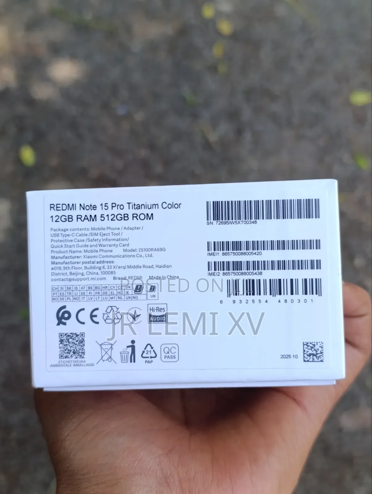 New Xiaomi 15 Pro 512 GB Gold