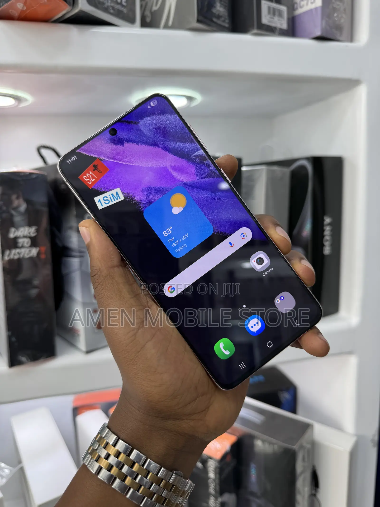 New Samsung Galaxy S21+ 5G 128 GB Purple