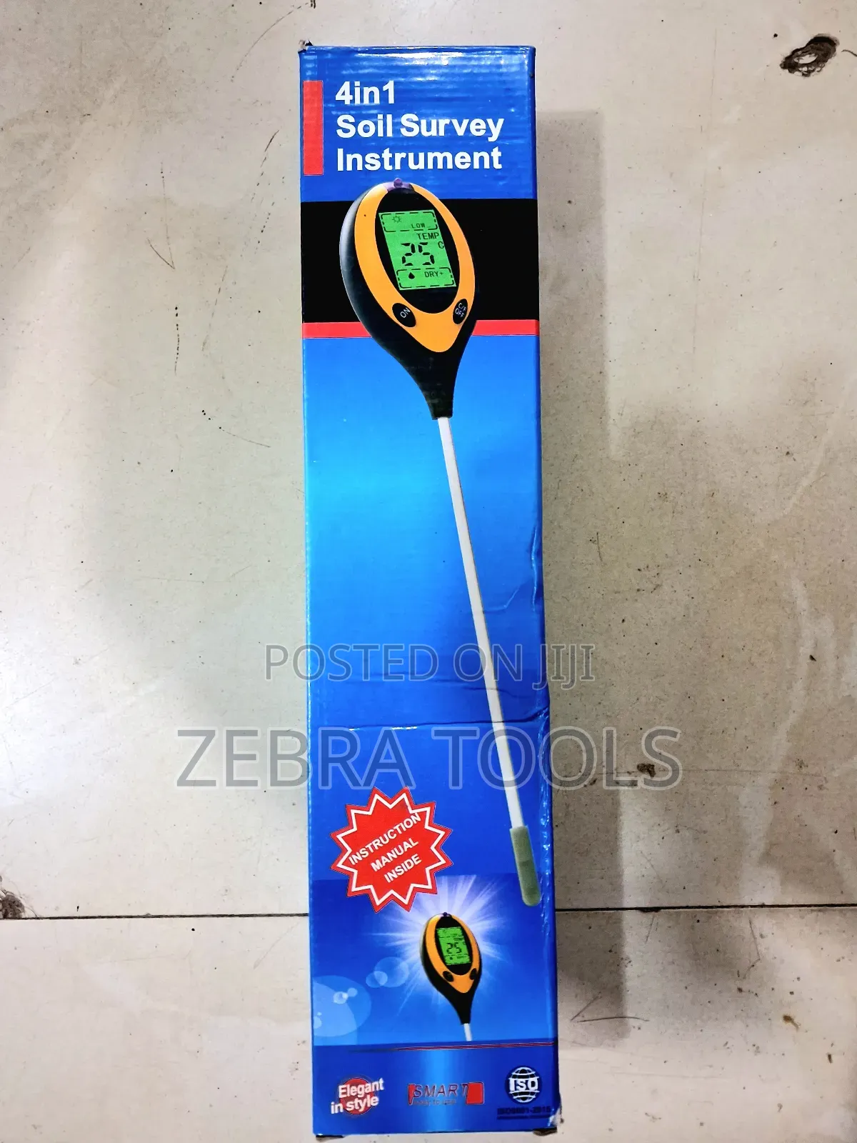 ​4 In 1 Soil Survey Instrument / Digital Soil Moisture Ph Meter