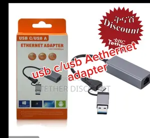 Usb C/Usb a Ethernet Adapter Original 100/100mbps
