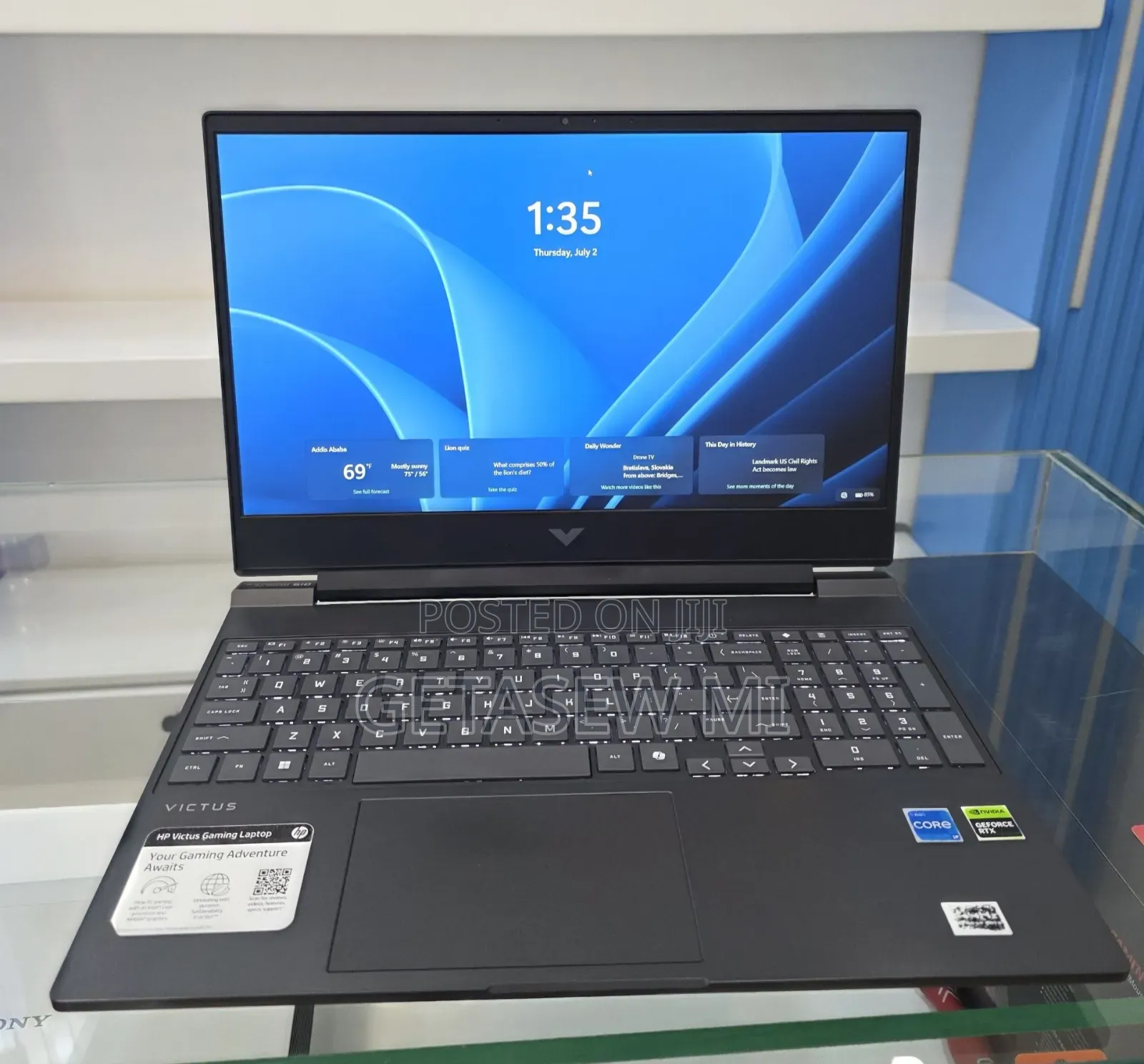 New Laptop HP Victus 15 16GB Intel Core i5 SSD 512GB