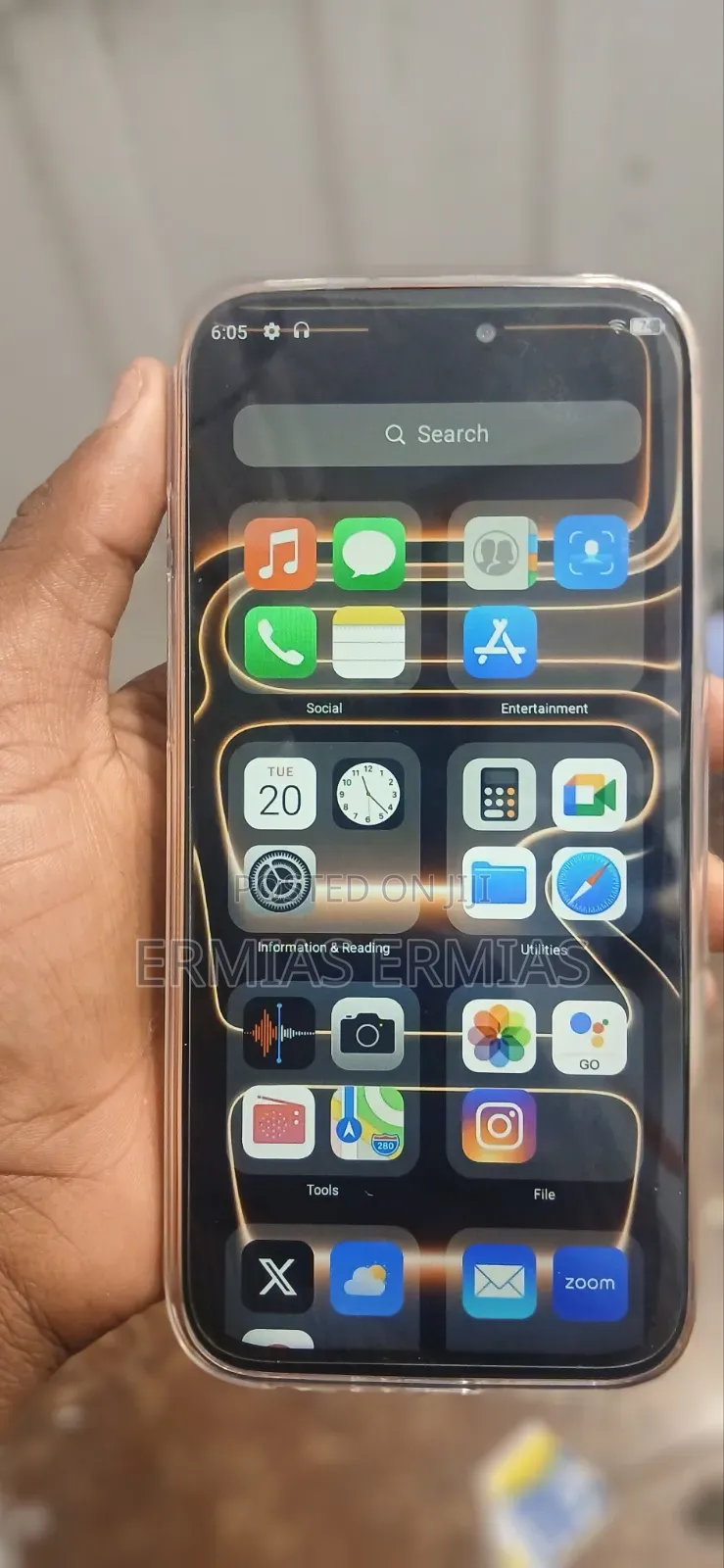 New Oale 17Pro Max 128 GB Orange