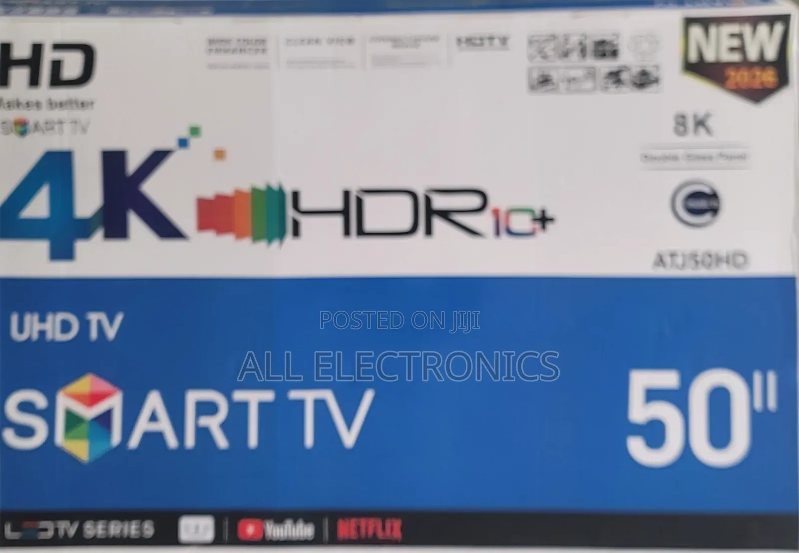 Hd 50"Inch Smart Tv