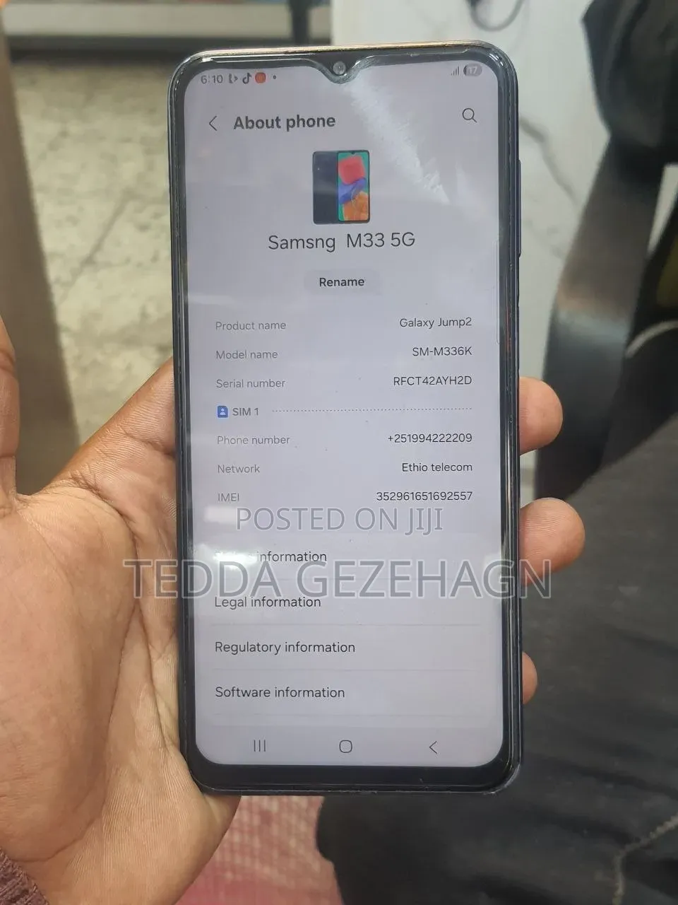 Samsung Galaxy M33 5G 128 GB Blue