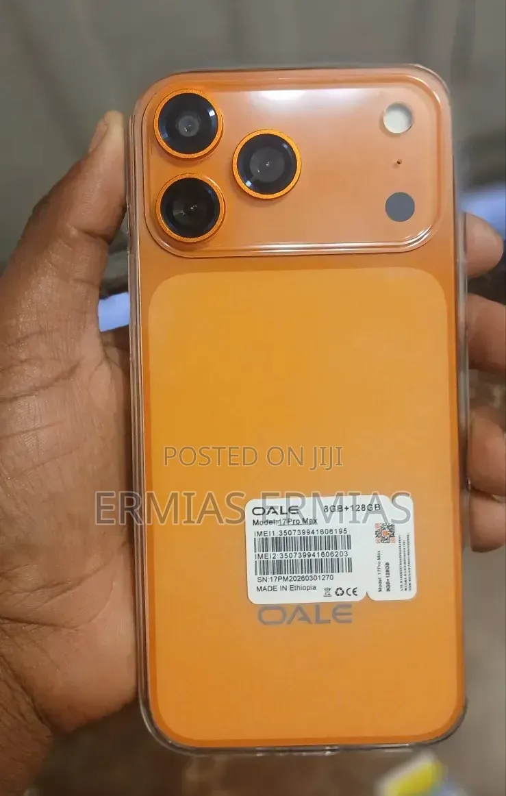 New Oale 17Pro Max 128 GB Orange