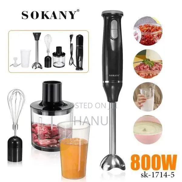Sokany 5 in 1 Hand Blender