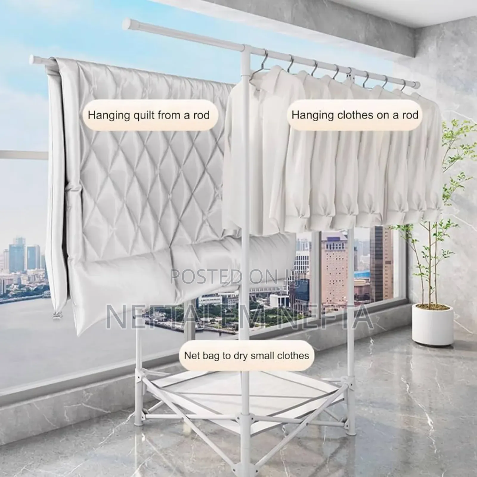 Double Bar / Foldable Cloth Drying Rack