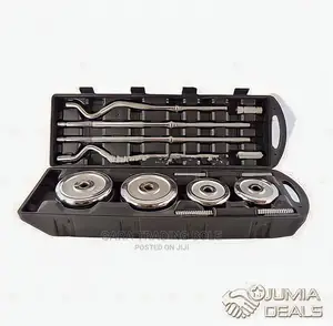 Dumbbell and Barbell 55kg Colour Black Silver በነፃ እናደርሳለን