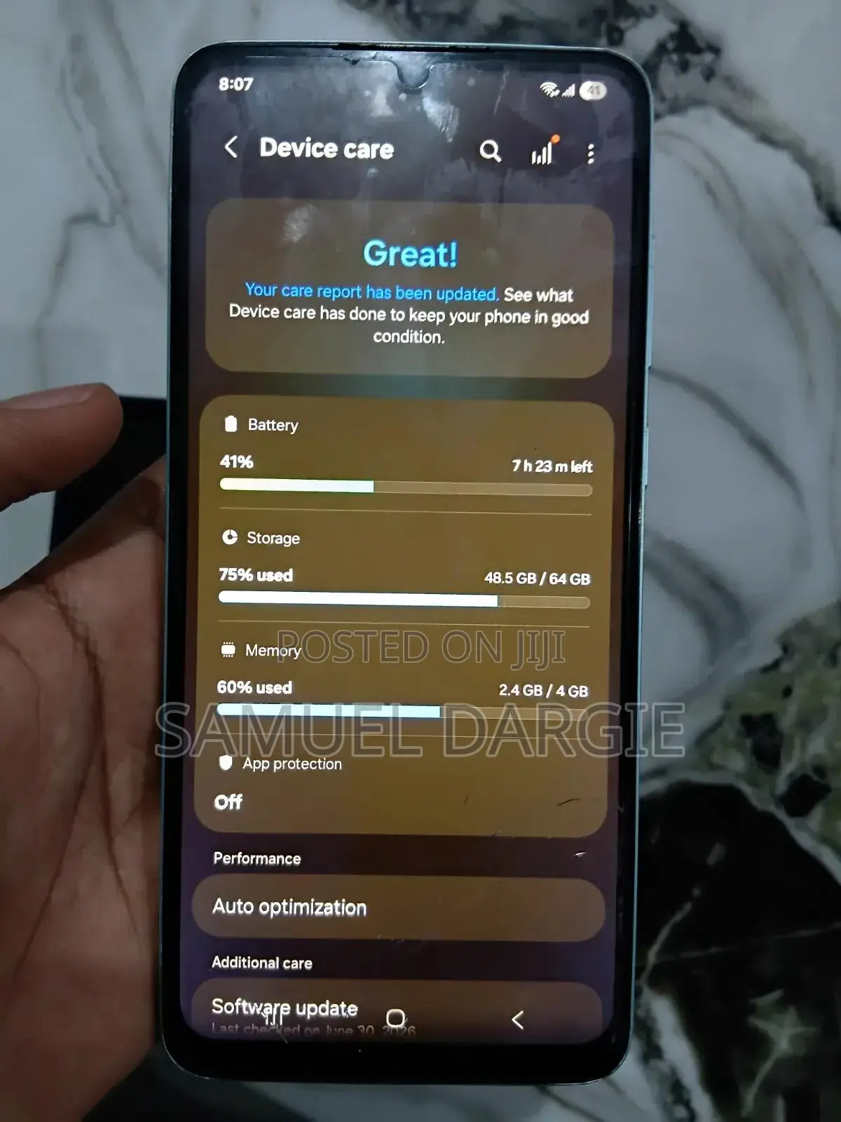 Samsung Galaxy M05 64 GB Blue