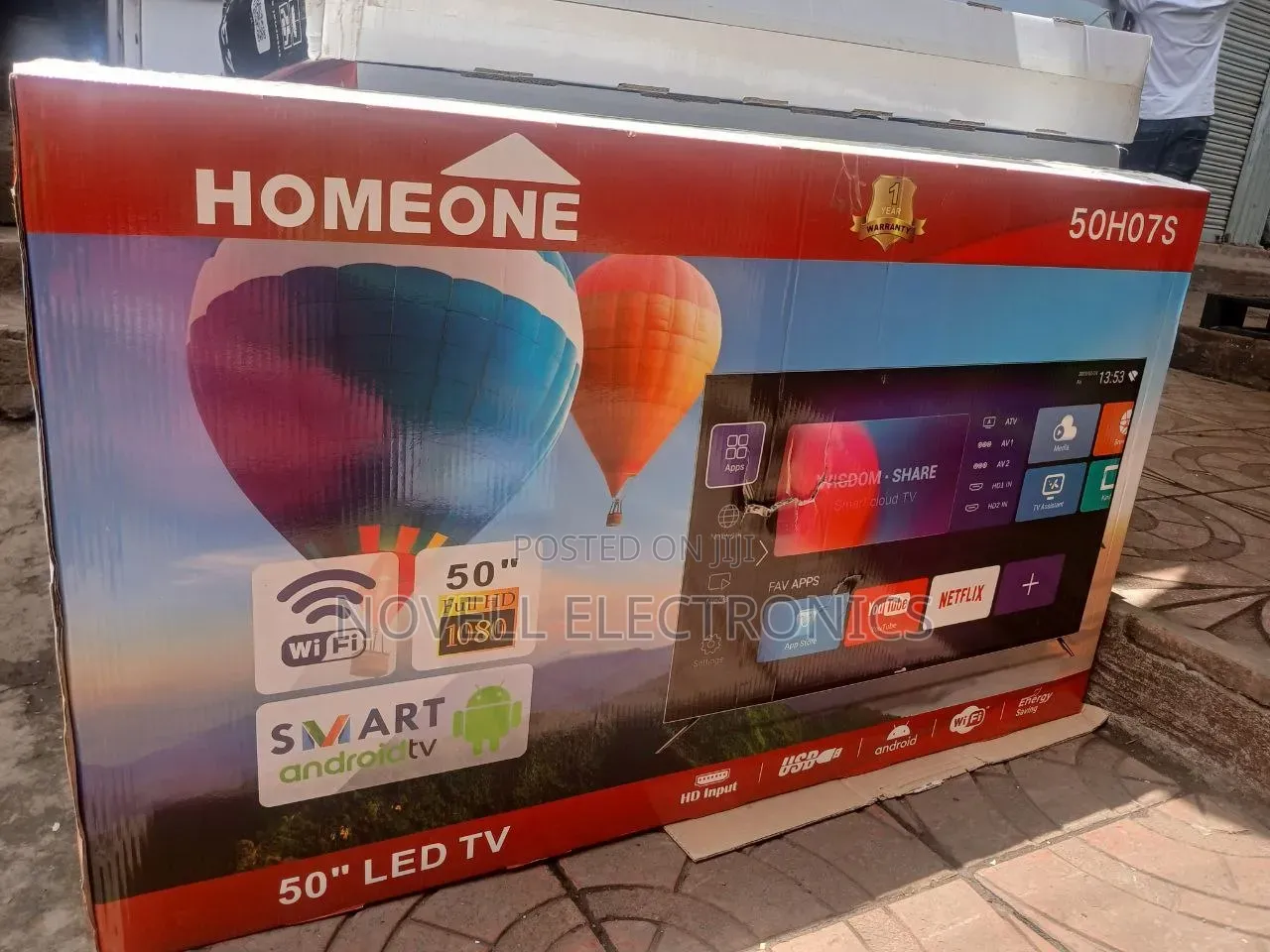 አዲስ Homeone 50" Smart Led Tv - የ 2026 ሞዴል