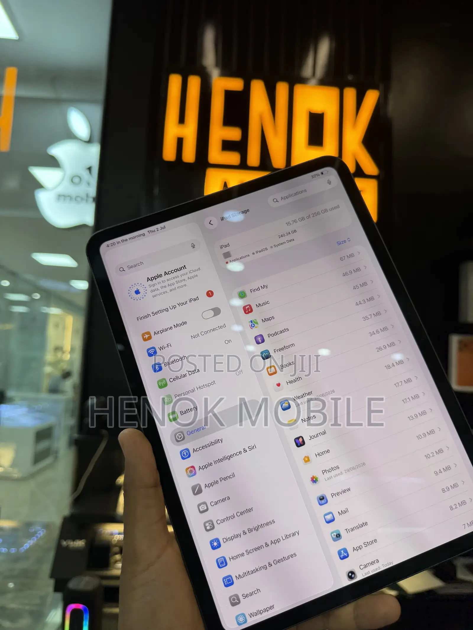 Apple iPad Pro 11 (2024) 256 GB Black
