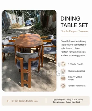 አሁንም ምቾት የሌለው የመመገቢያ ጠረጴዛ (Dining Table) እየተጠቀሙ ነው? ዛሬውኑ ያሻሽሉ!