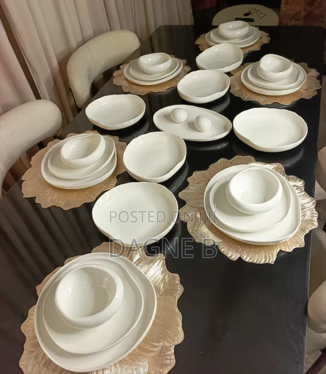 Elegant Design 27pcs Dinner Set 27 የመመገቢያ ሴት