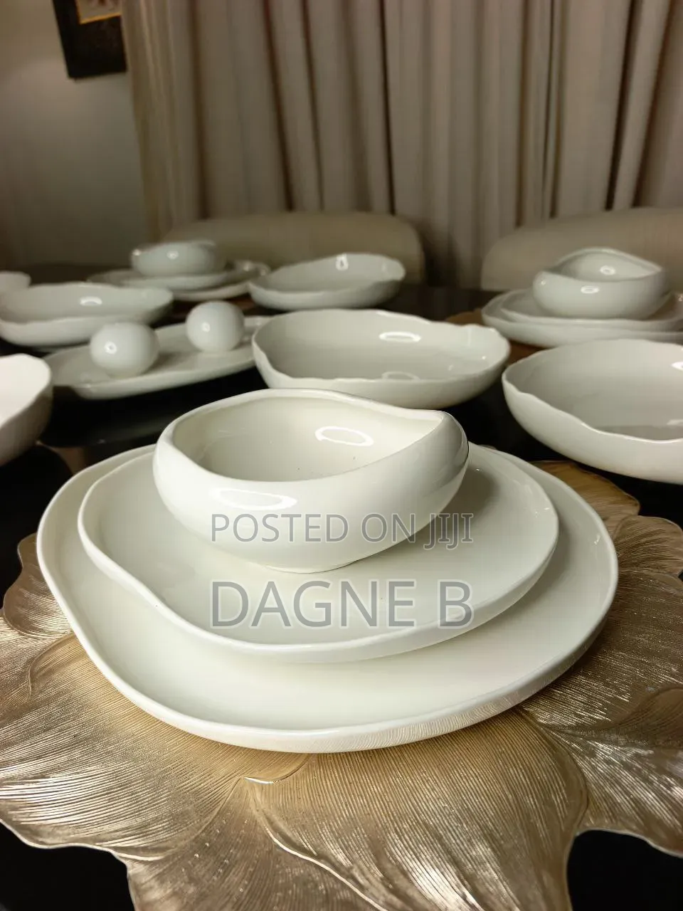 Elegant Design 27pcs Dinner Set 27 የመመገቢያ ሴት