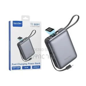 Original Haino Teko B201 Fast Charging Power Bank 20000mah Cables