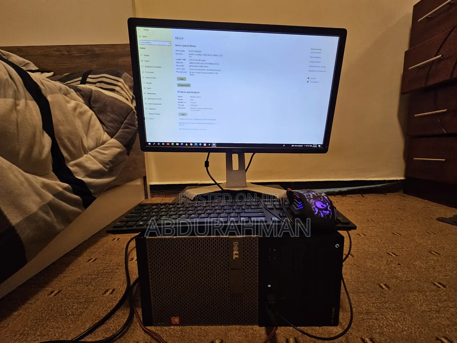 Desktop Computer Dell OptiPlex 7010 4GB Intel Core i3 HDD 512GB