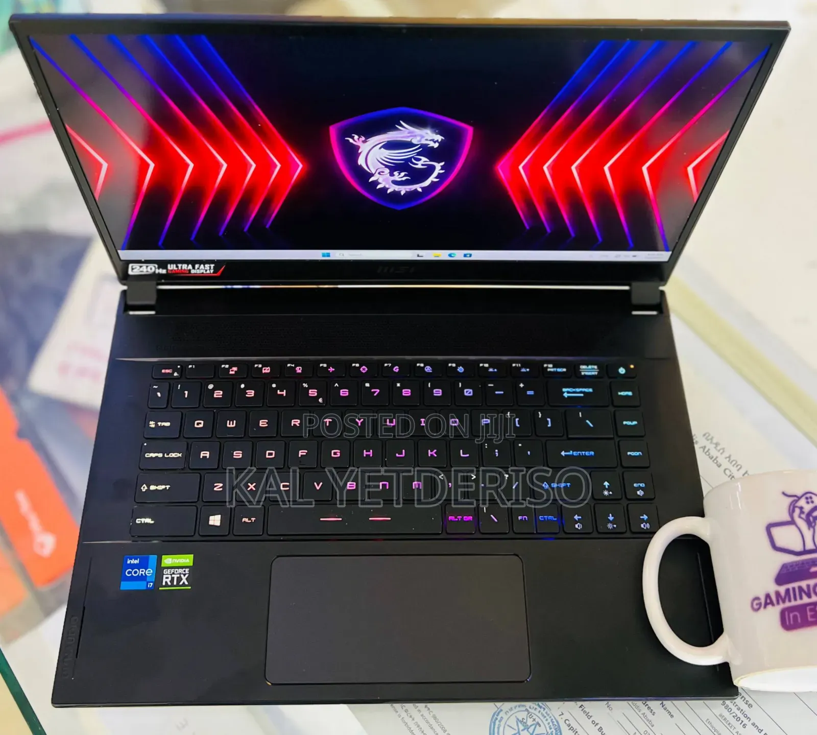 New Laptop MSI 16GB Intel Core i7 SSD 512GB