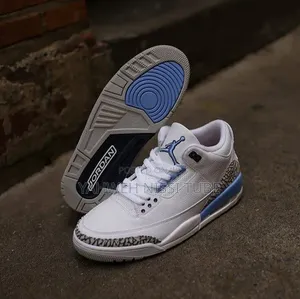 Nike Air Jordan 3 Retro "Unc" White/Blue