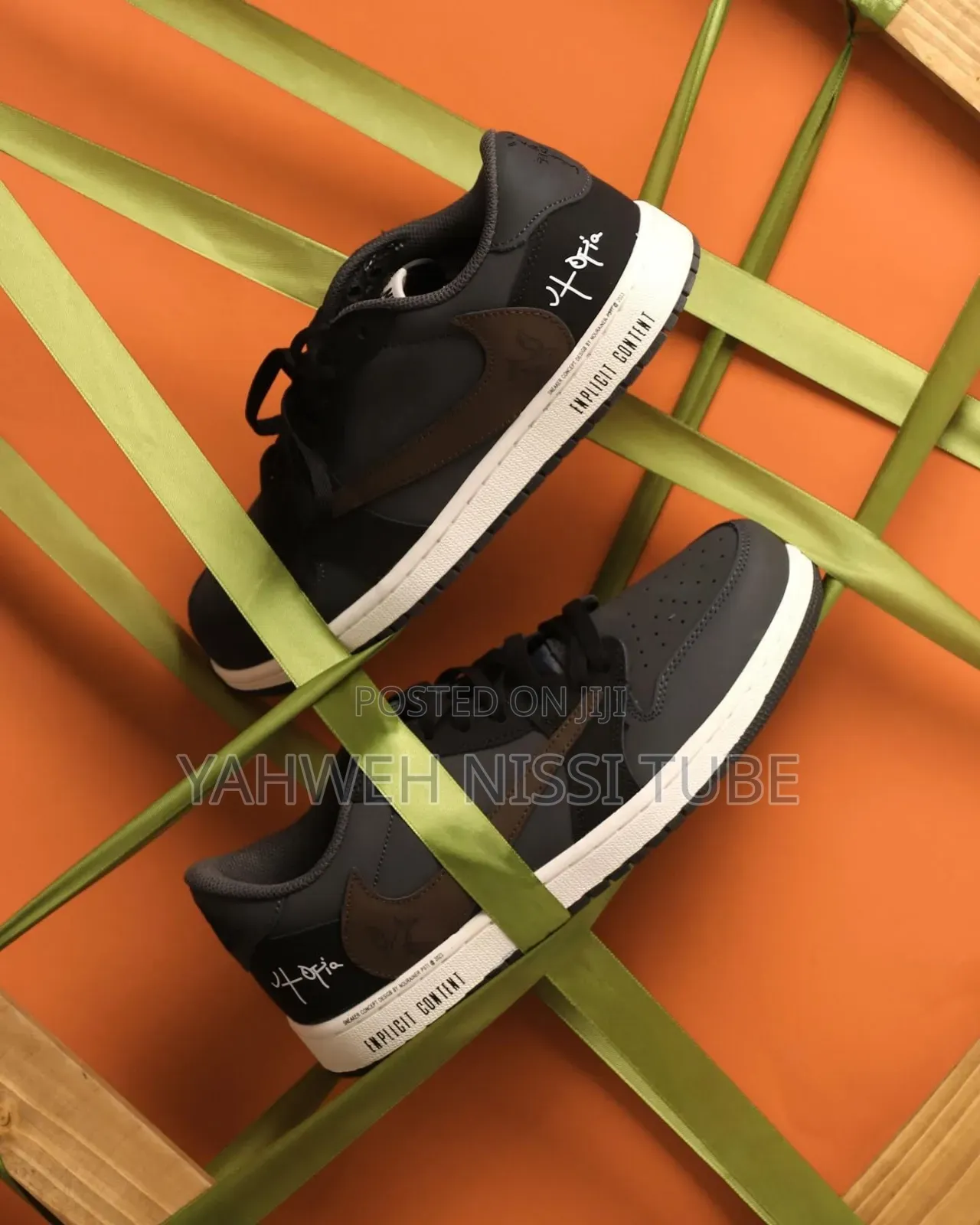 Nike Air Jordan 1 Low X Travis Scott "Utopia"Dark Chocolate Brown