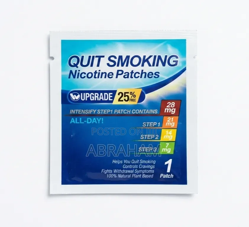 Upgrade 25% Rise Nicotine Patches 28mg (ሲጋራ ለማቆም ተሻሽሎ የቀረበ ፓች)