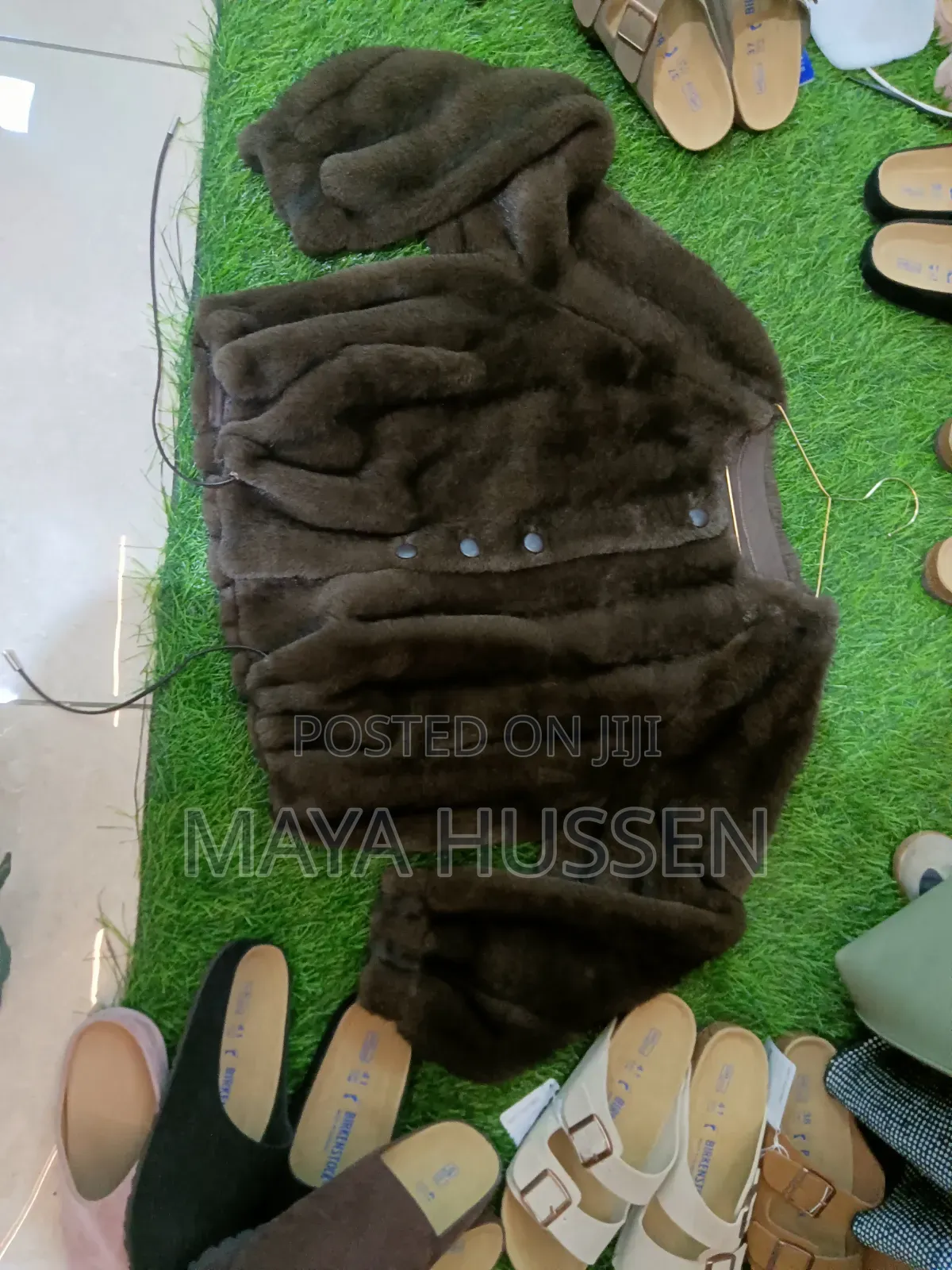 Faux Fur Jacket - Soft Plush Crop Winter Coat