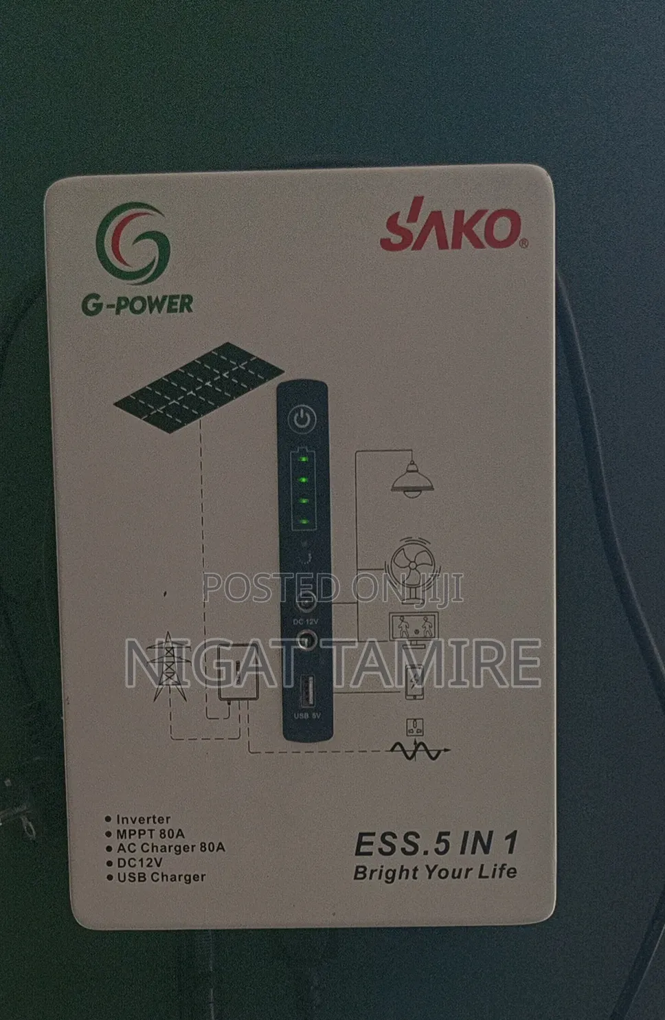 300watt All in One Inverter With 500watt Battery