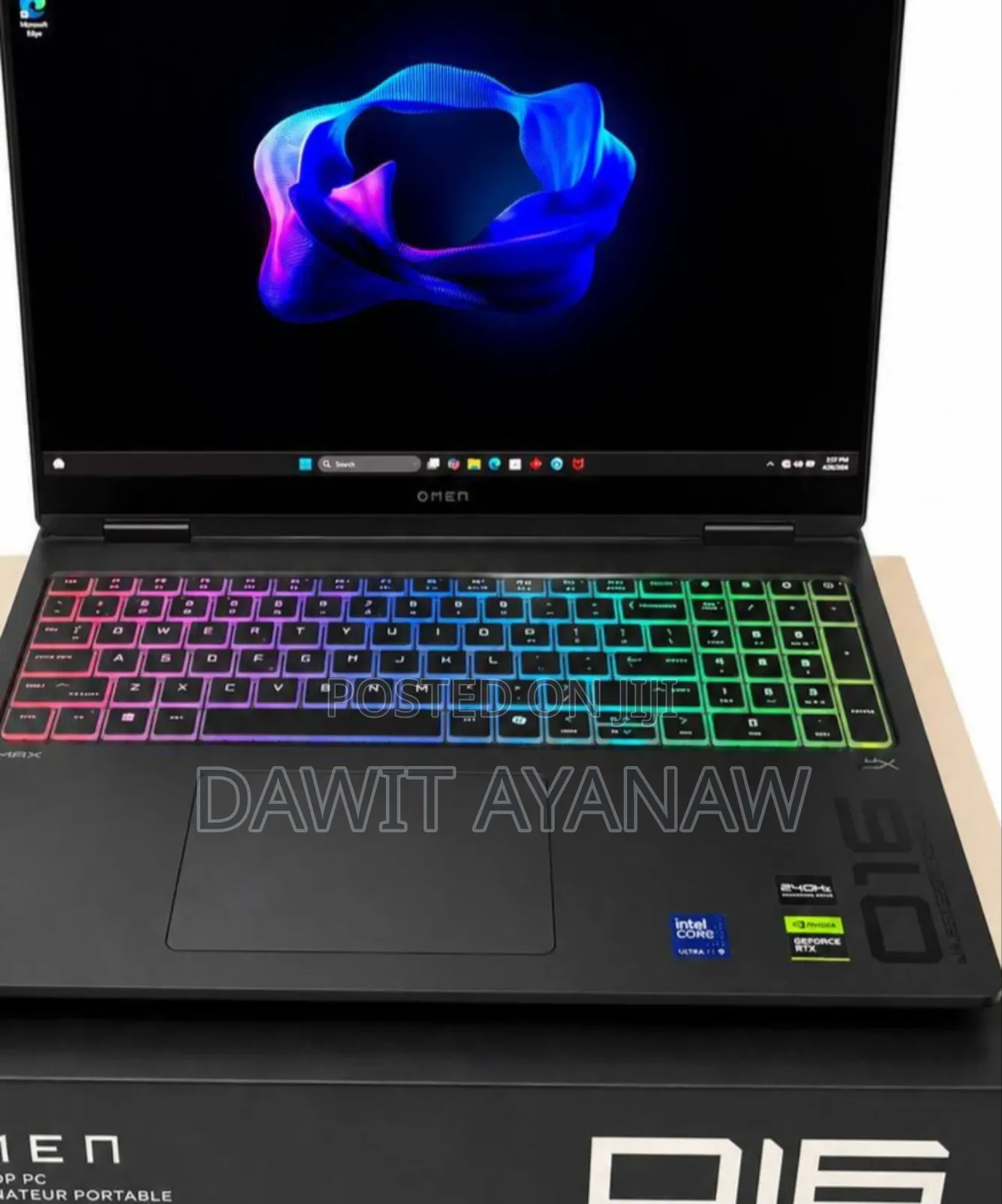 New Laptop HP Omen 16 32GB Intel Core Ultra 9 HDD+SSD 2T