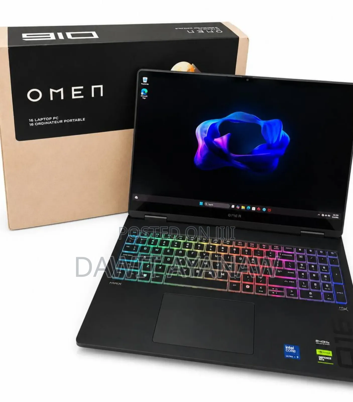 New Laptop HP Omen 16 32GB Intel Core Ultra 9 HDD+SSD 2T