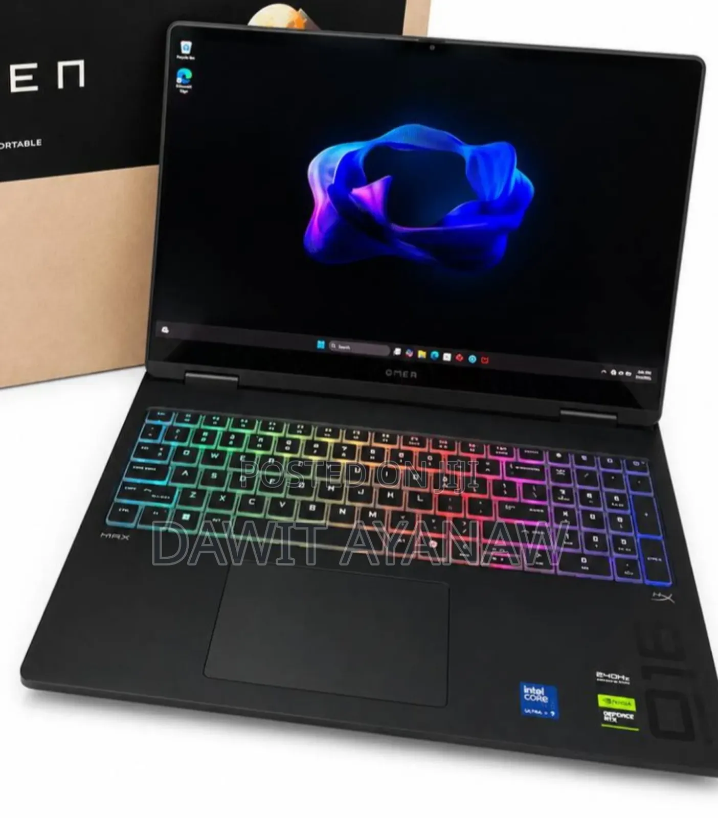 New Laptop HP Omen 16 32GB Intel Core Ultra 9 HDD+SSD 2T