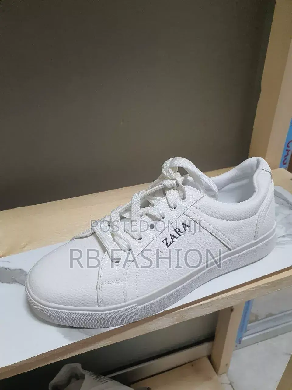 Zara Men's White Casual Sneakers