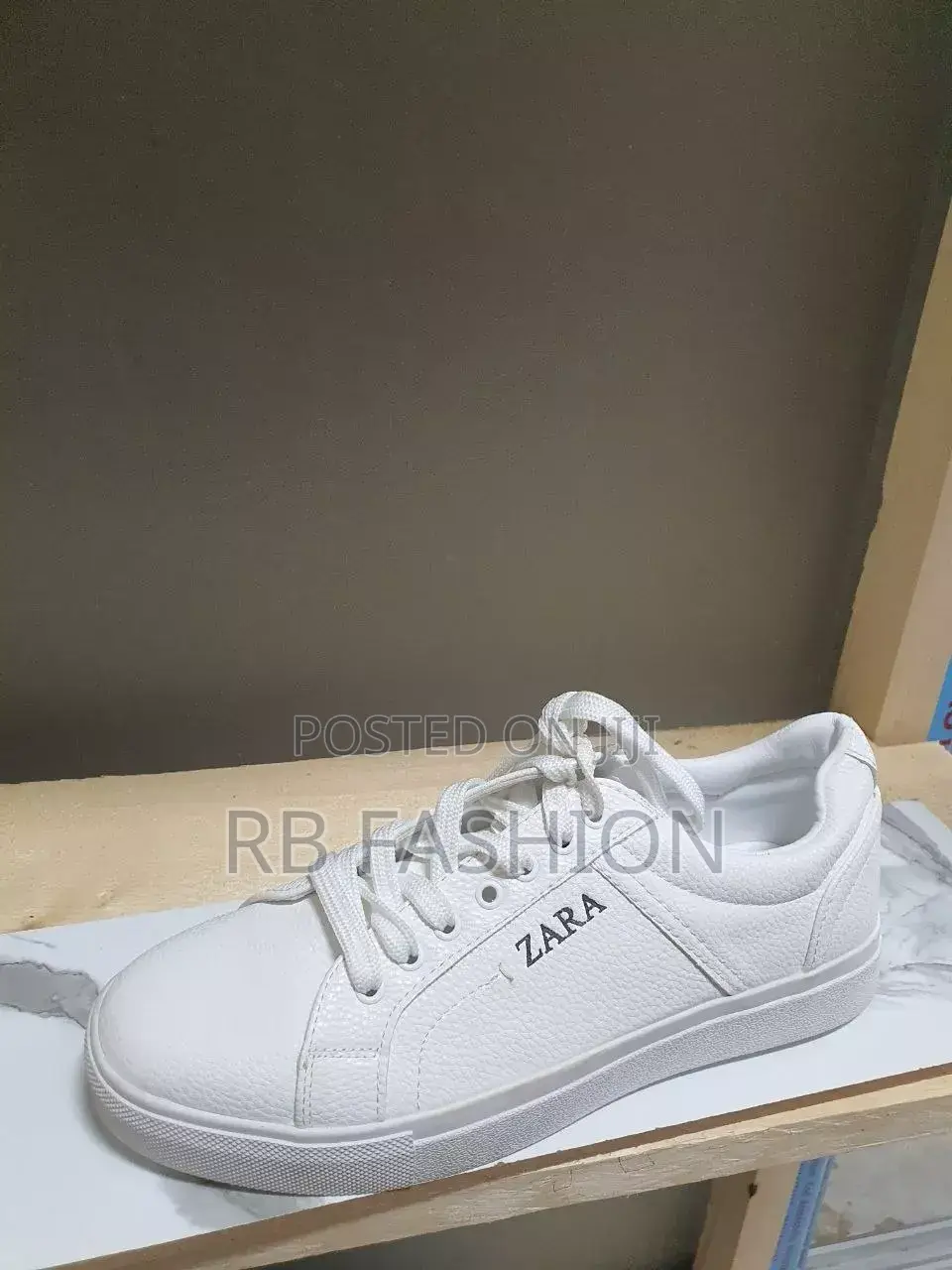 Zara Men's White Casual Sneakers