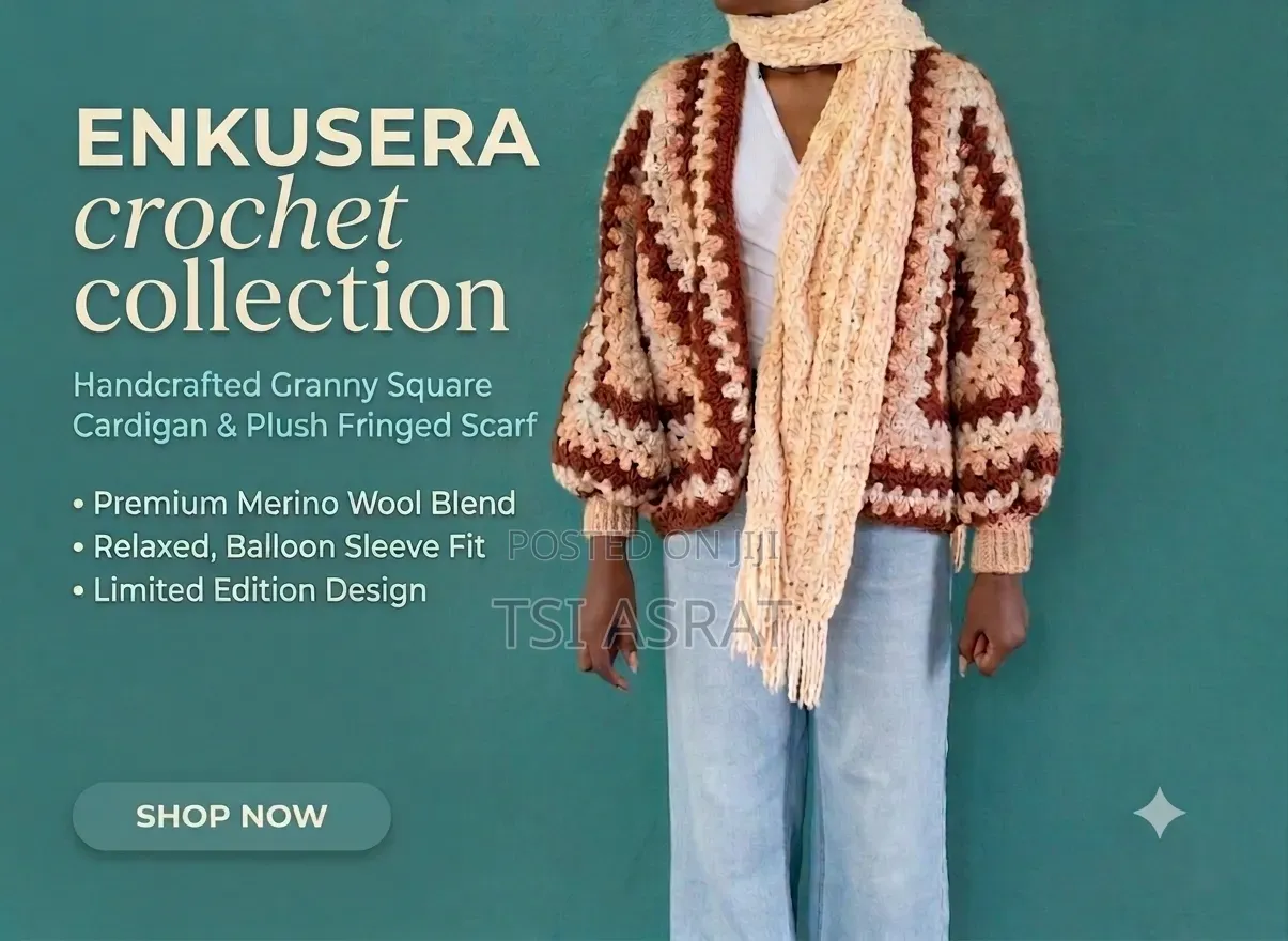 Hexagon Cardigan From Enkusera for the Cold 
