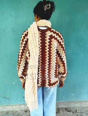 Hexagon Cardigan From Enkusera for the Cold 
