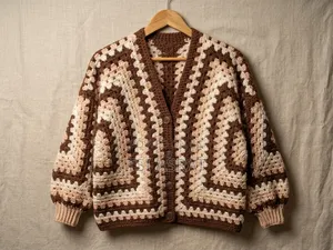 Hexagon Cardigan From Enkusera for the Cold 
