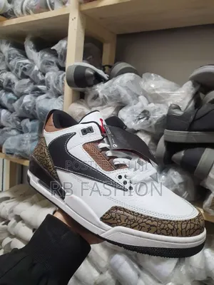 Original Jordan Casual Sneakers for Men | Black, White Brown