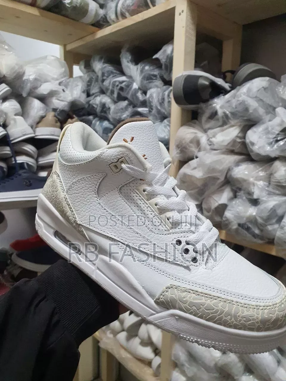 Original Jordan Casual Sneakers for Men | Black, White Brown
