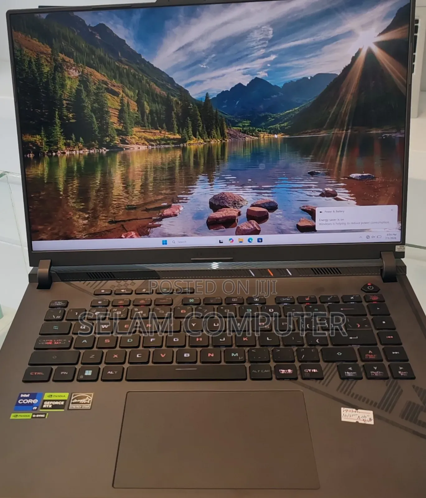 New Laptop Asus ROG Strix G16 G614 16GB Intel Core i9 SSD 512GB