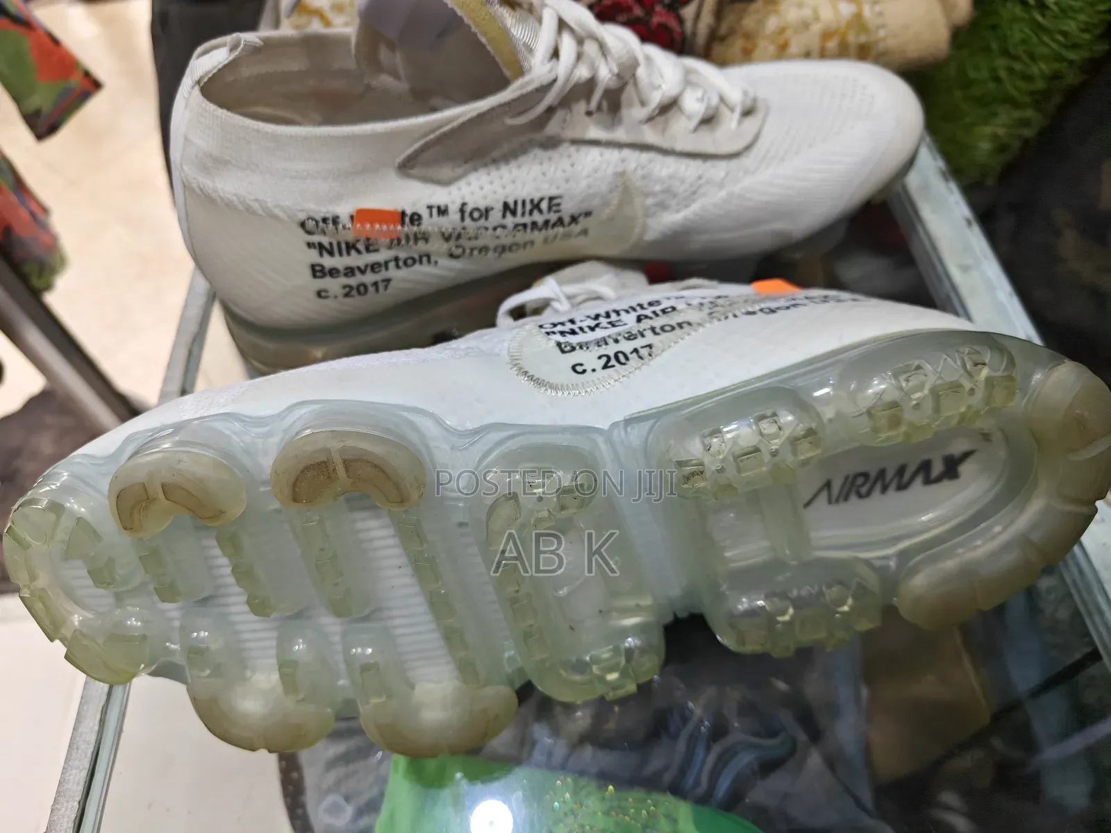 Real Original Nike X Off-White Air Vapormax Shoe