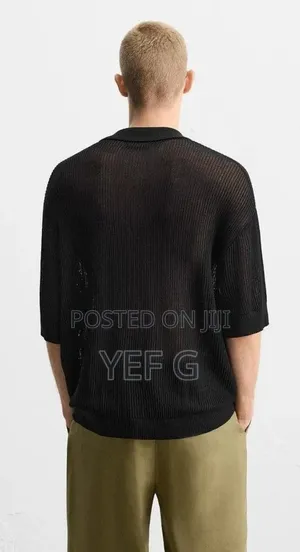 Open Knit Shirt From Zara
