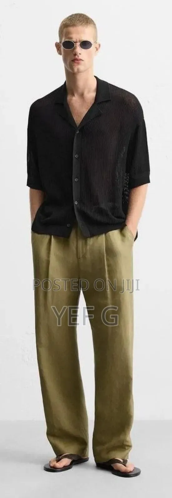 Open Knit Shirt From Zara